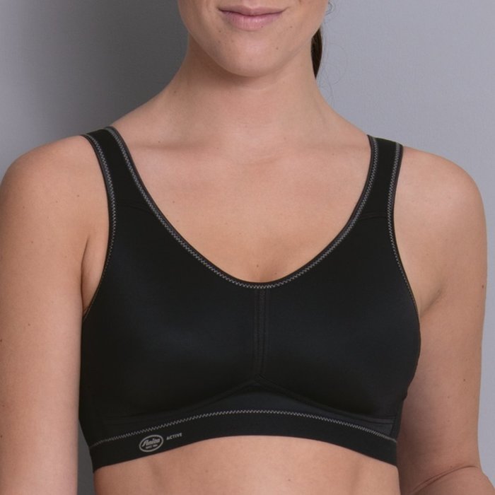 Anita Active Light & firm Sport BH (Deze sportbeha is licht en stevig tegelijk. Naadloos gevormde cups van fijne microvezel passen zich aan iedere bustevorm aan en bieden perfecte ondersteuning.)