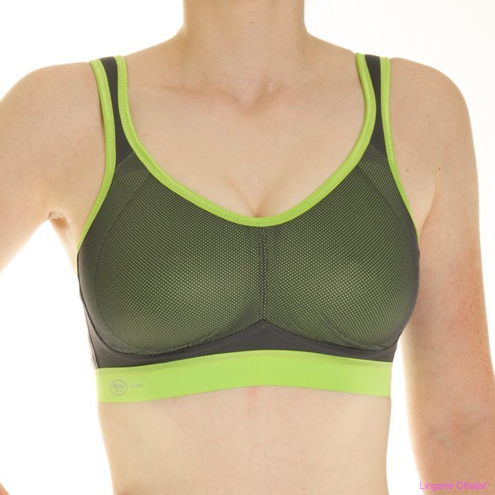 Anita Active Air control Sport BH (Neon Groen/Antraciet)