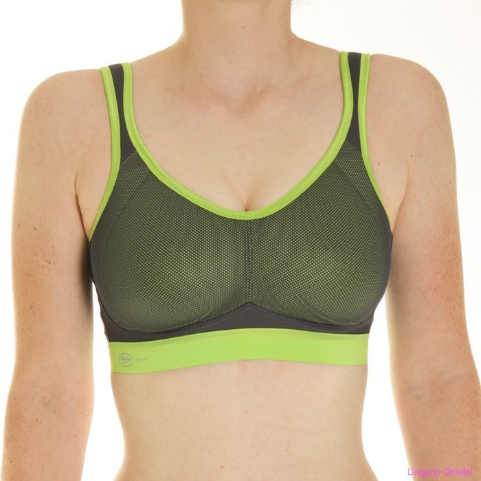 Anita Active Air control Sport BH (Neon Groen/Antraciet)