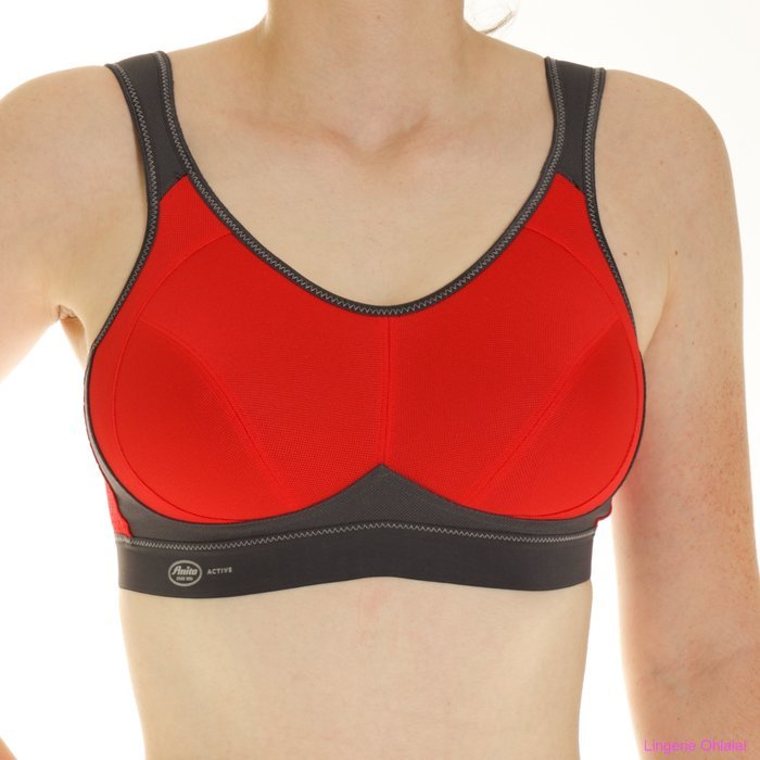 Anita Active Extreme control Sport BH (Rood/Antraciet)