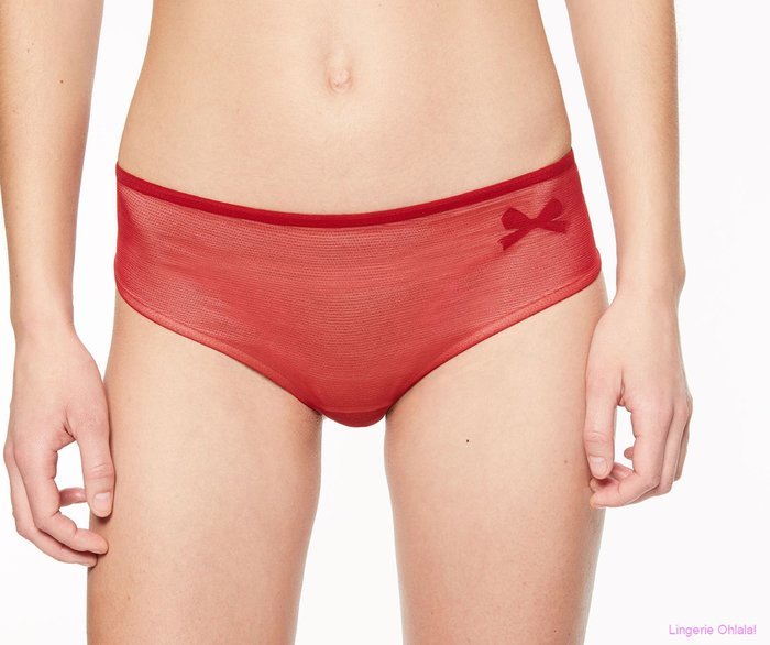 Chantelle X Noeuds et merveilles Short (Warm Red)