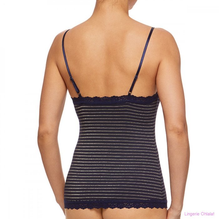 Hanky Panky Gold stripe Top (Navy Gold Shimmer)