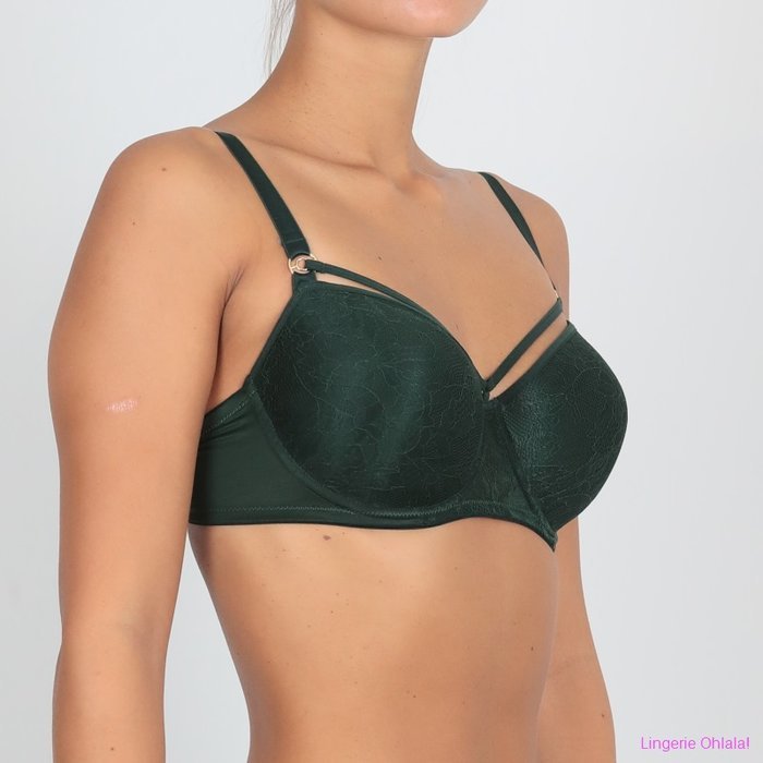 Marlies Dekkers Space odyssey Voorgevormde BH (Pine Green Lace)