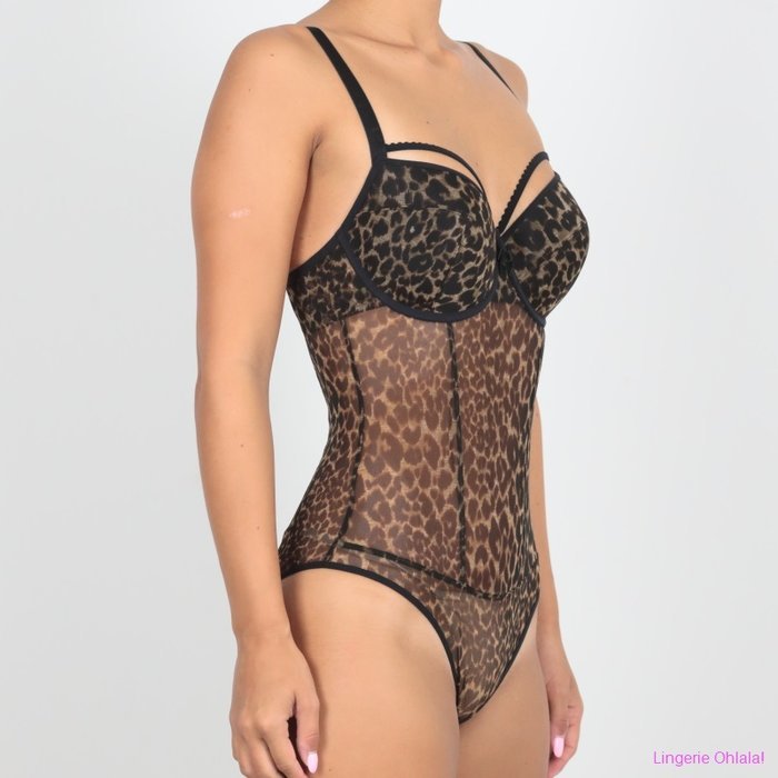 Marlies Dekkers Peekaboo Body (Leopard Print)