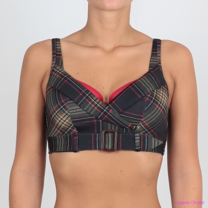 Marlies Dekkers The detective Voorgevormde BH (Brown and Red)