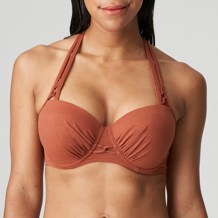 PrimaDonna Swim Manuia Bikini Top (Burnt Amber)