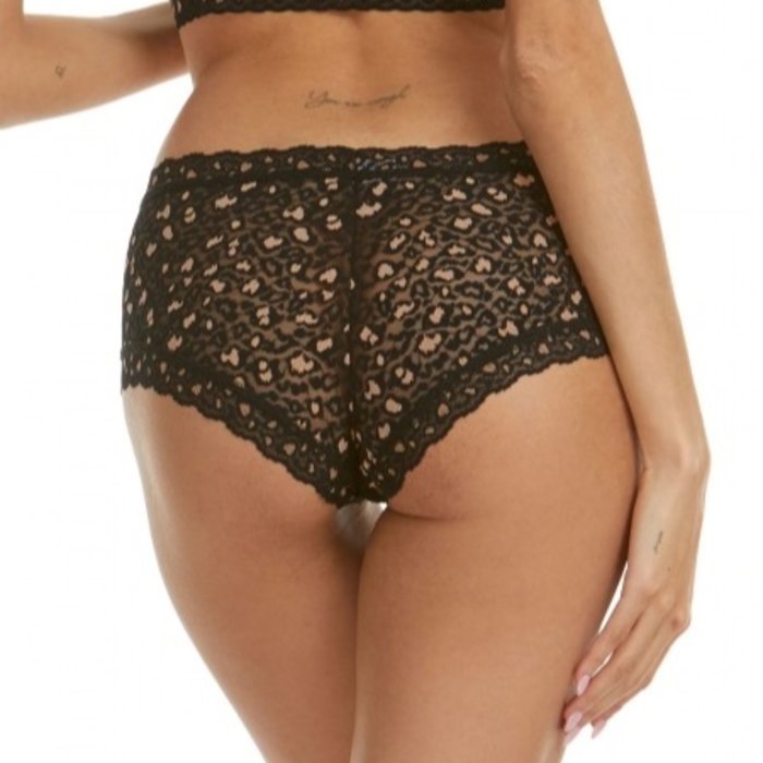 Hanky Panky Boyshort Short (Black/Praline)