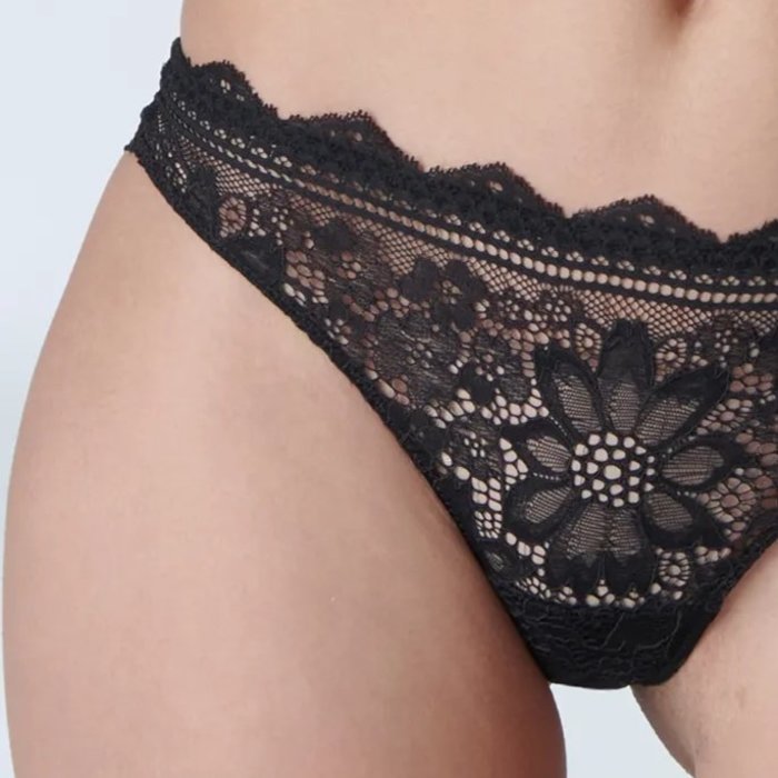 Simone Pérèle Freesia String (Black)