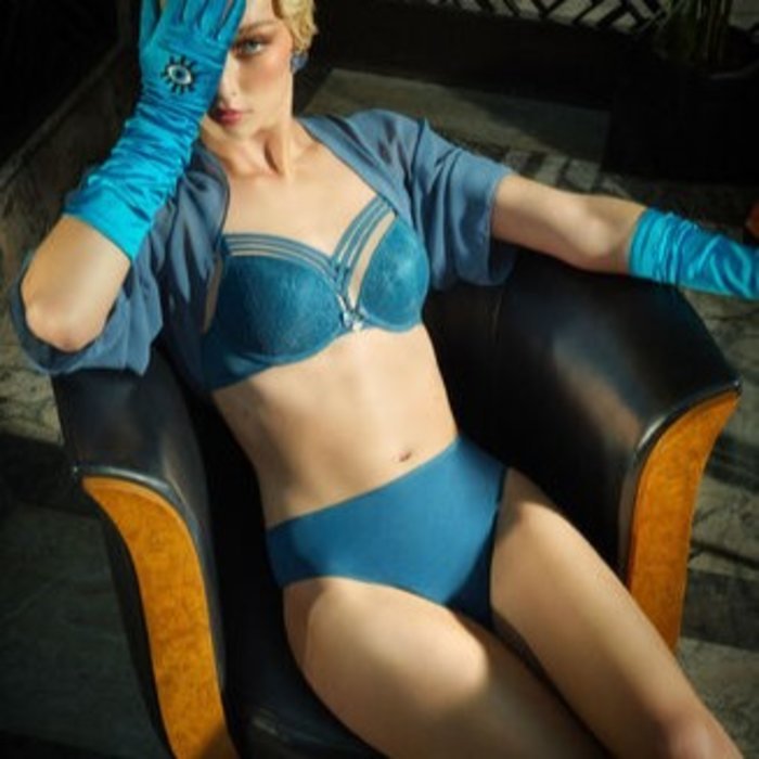 Marlies Dekkers Dame de paris Voorgevormde BH (Lagoon blue)