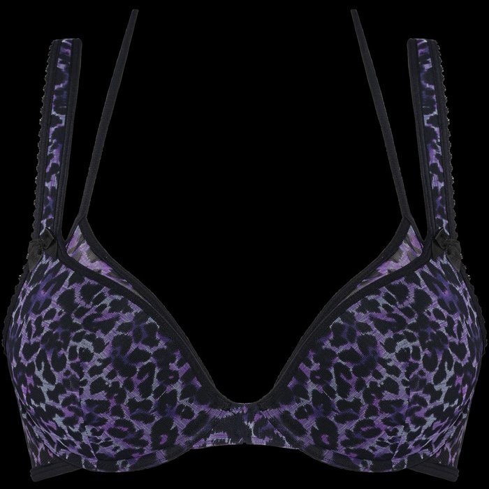 Marlies Dekkers Peekaboo Voorgevormde BH (Black purple leopard)