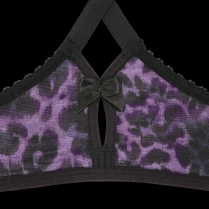 Marlies Dekkers Peekaboo Voorgevormde BH (Black purple leopard)