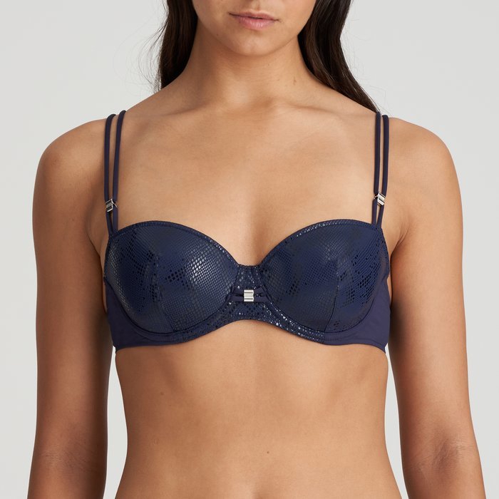 Marie Jo Swim San domino Bikini Top (Evening Blue)