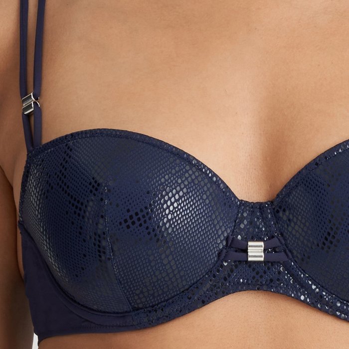 Marie Jo Swim San domino Bikini Top (Evening Blue)