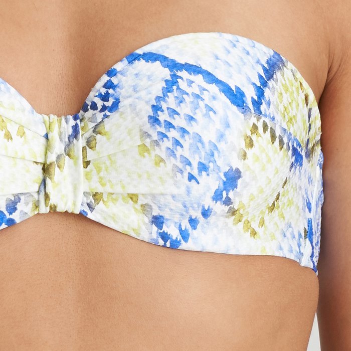 Marie Jo Swim Lundey Bikini Top (Lime Snake)