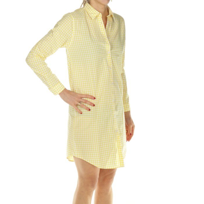 Kiwi Vichy Kleed (Jaune)