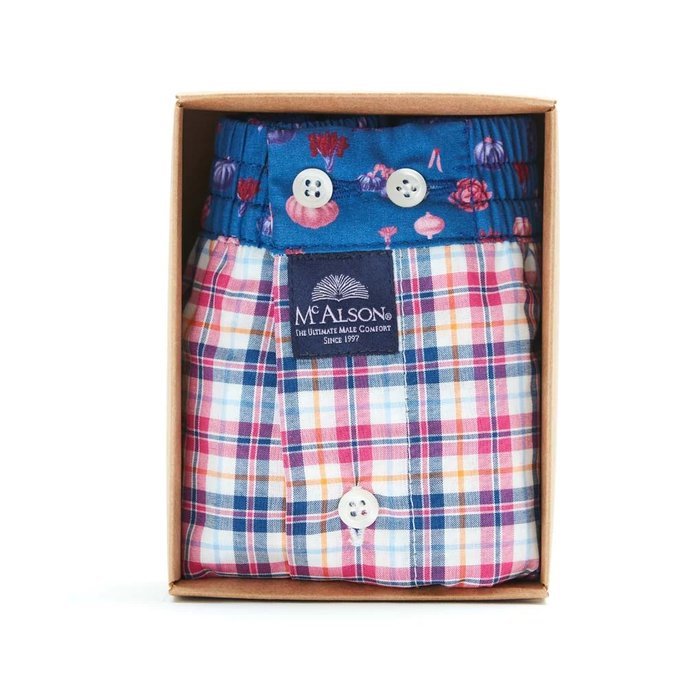 MC Alson Boxermen Boxershort (Gingham Pink)