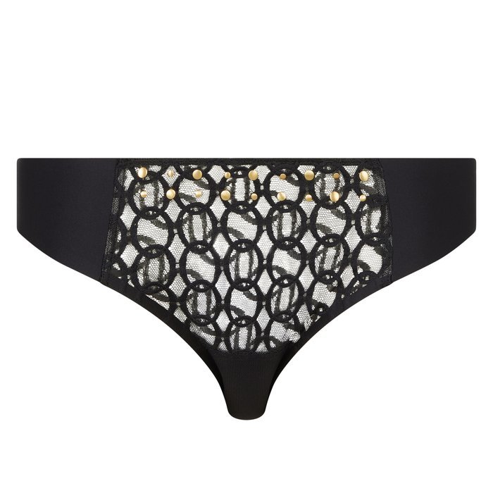 Chantelle X Metallx Slip (Black)