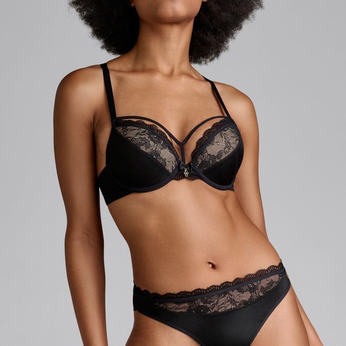 Marlies Dekkers Carita Voorgevormde BH (Black Lace and Sand)