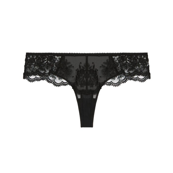 Simone Pérèle Intrigue String (Noir)