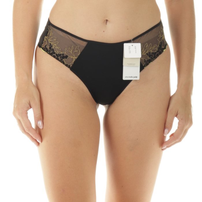 Chantelle Pulp Spice Short (Black/Yellow)