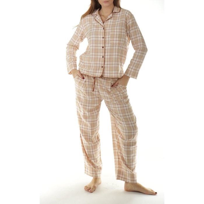 Alice et Maman Henriette Pyjama (Carreaux caramel)