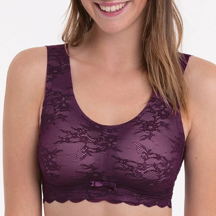 Anita Comfort Essential lace Bralette (Purple)