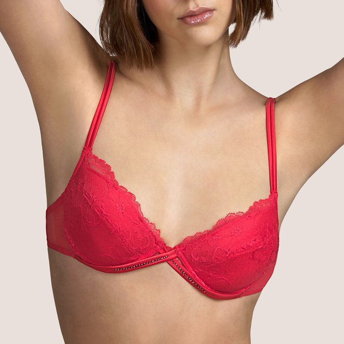 Andres Sarda Gaga Voorgevormde BH (Rood)