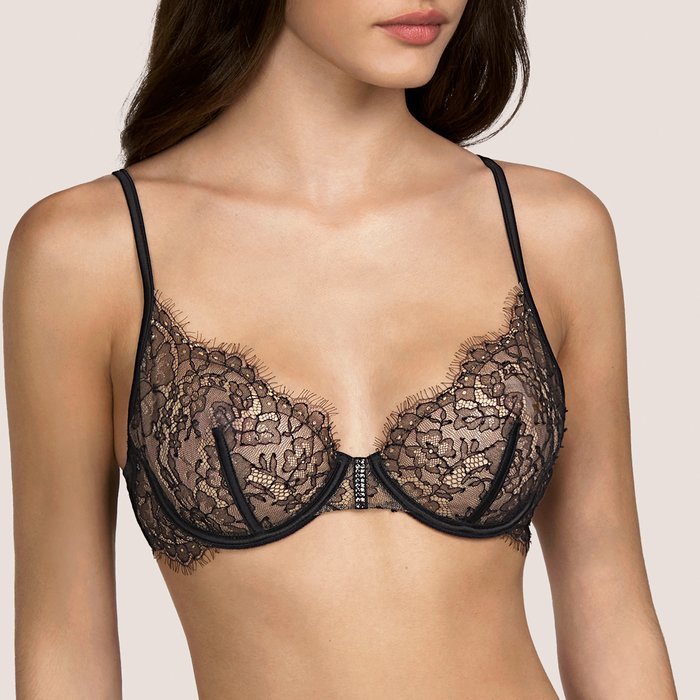 Andres Sarda Relang Beugel BH (Zwart)