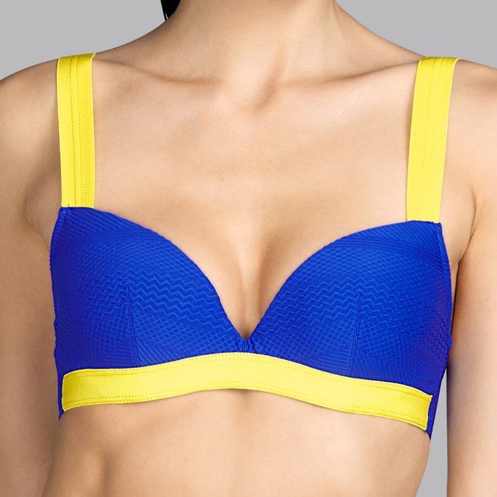 Andres Sarda Swim Mod Bikini Top (Electric Blue)