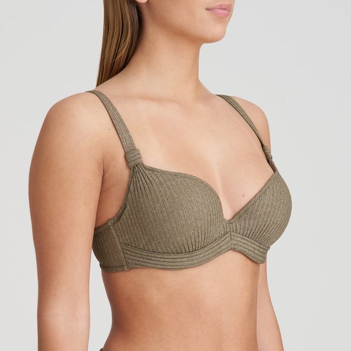 Marie Jo Swim Tinjis Bikini Top (Golden Olive)