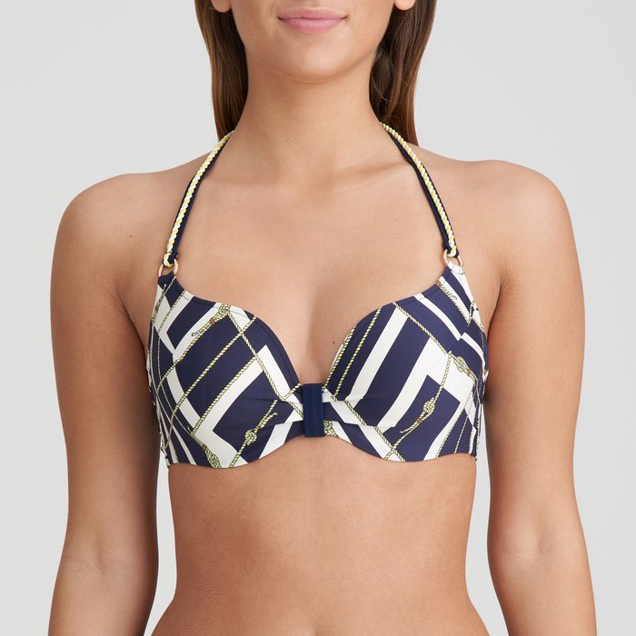 Marie Jo Swim Saranji Bikini Top (Majestic Blue)