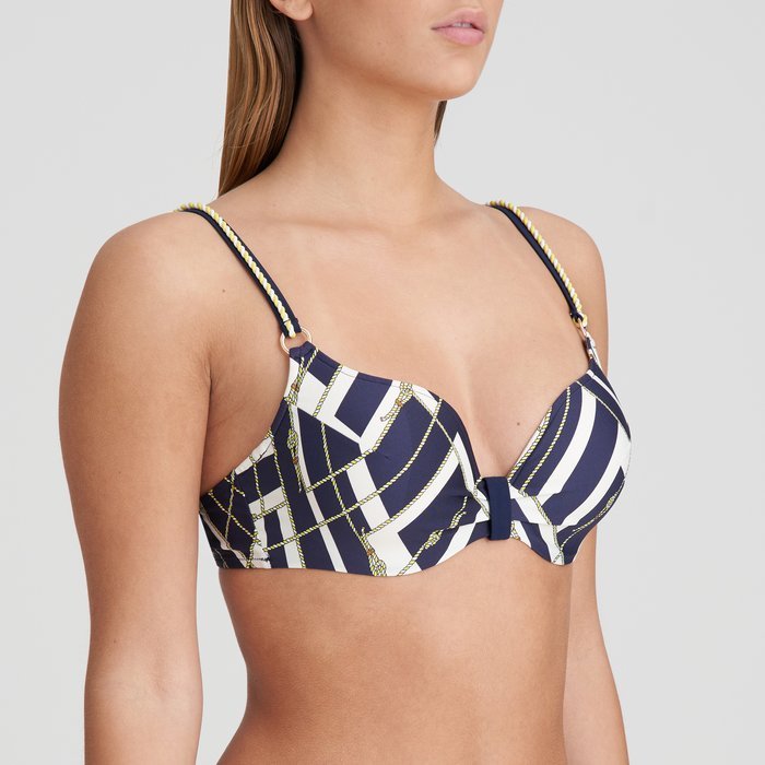 Marie Jo Swim Saranji Bikini Top (Majestic Blue)