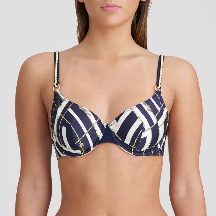 Marie Jo Swim Saranji Bikini Top (Majestic Blue)