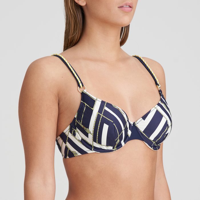 Marie Jo Swim Saranji Bikini Top (Majestic Blue)