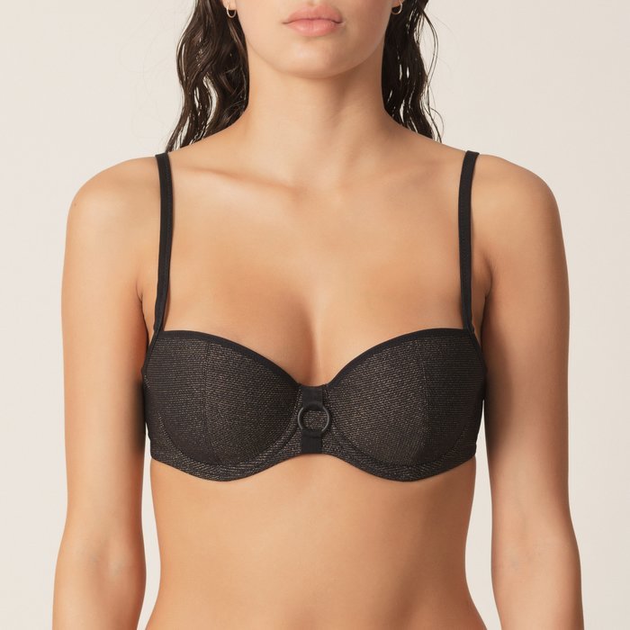 Marie Jo Swim Ornella Bikini Top (Noir Doré)