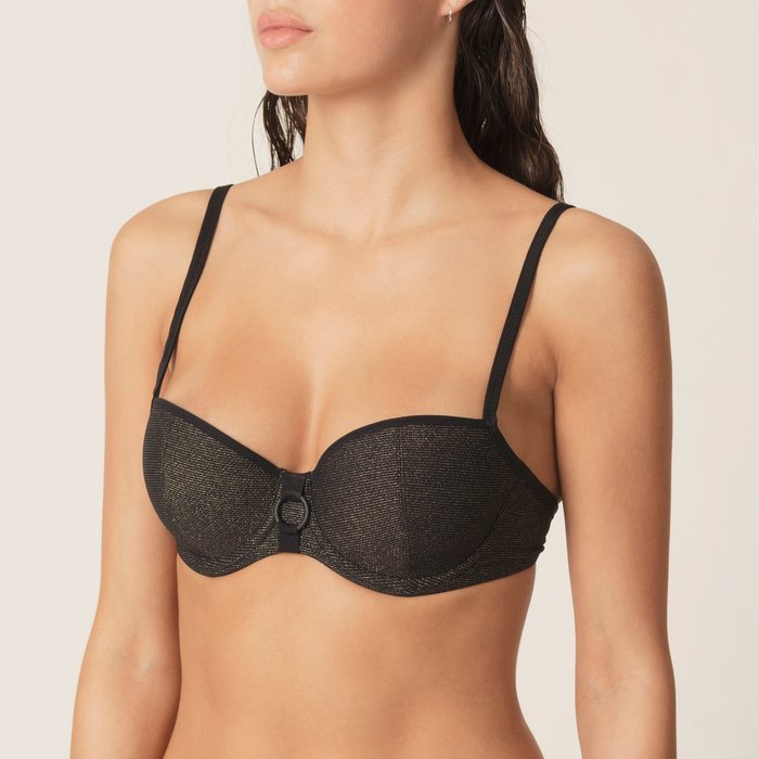 Marie Jo Swim Ornella Bikini Top (Noir Doré)