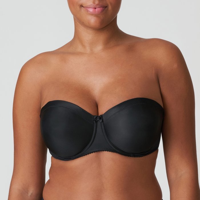 PrimaDonna Satin Strapless BH (Zwart)