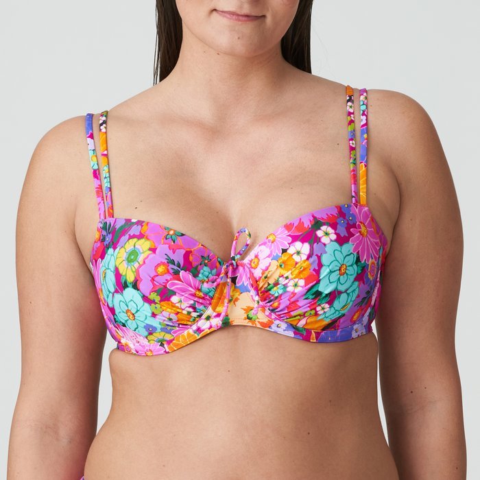 PrimaDonna Swim Najac Bikini Top (Floral Explosion)