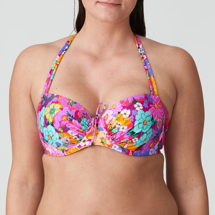 PrimaDonna Swim Najac Bikini Top (Floral Explosion)