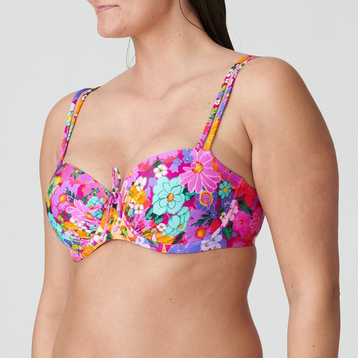 PrimaDonna Swim Najac Bikini Top (Floral Explosion)