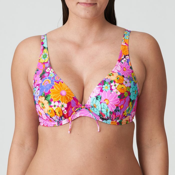 PrimaDonna Swim Najac Bikini Top (Floral Explosion)