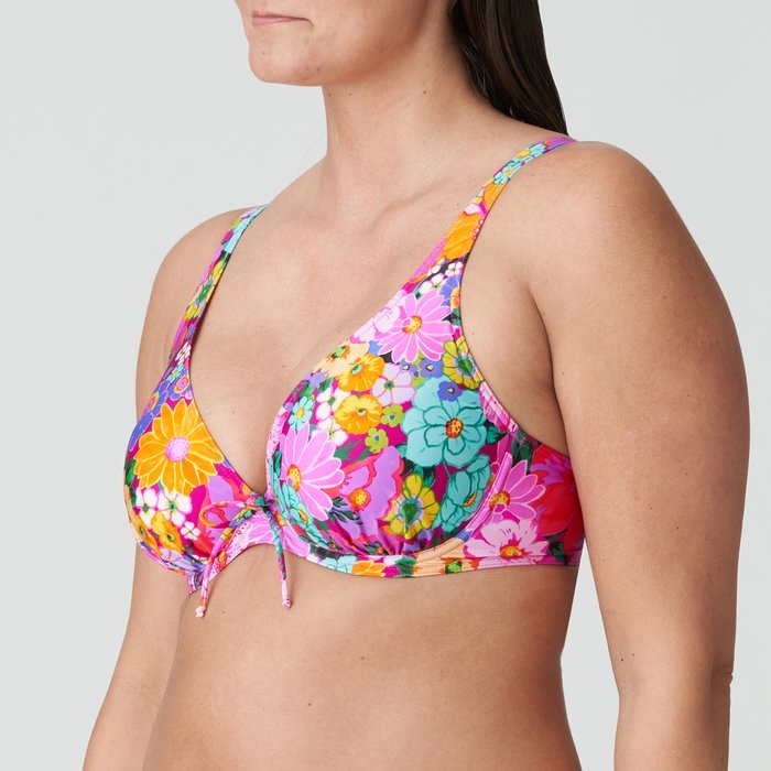 PrimaDonna Swim Najac Bikini Top (Floral Explosion)