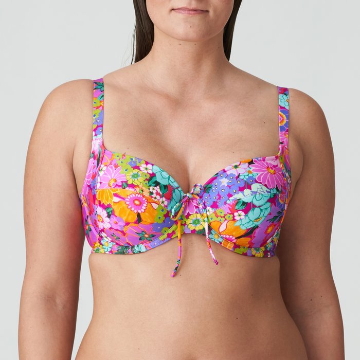 PrimaDonna Swim Najac Bikini Top (Floral Explosion)